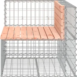 vidaXL - Tuinbank schanskorfontwerp - Massief douglashout - 92x71x65,5 cm