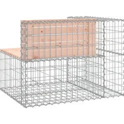 vidaXL - Tuinbank schanskorfontwerp - Massief douglashout - 92x71x65,5 cm