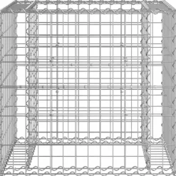 vidaXL - Tuinbank schanskorfontwerp - Massief grenenhout - 192x71x65,5 cm