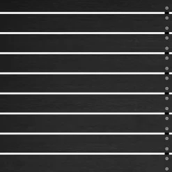 vidaXL - Tuinbank 2-zits - Zwart - Grenenhout - Met kussens