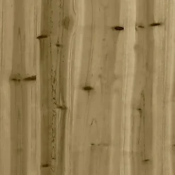 vidaXL - Tuinbank zonder armleuningen - Bruin - Hout - Met kussens