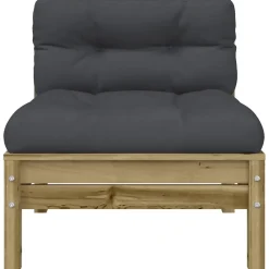 vidaXL - Tuinbanken zonder armleuninge - Bruin - Hout - 2 stuks