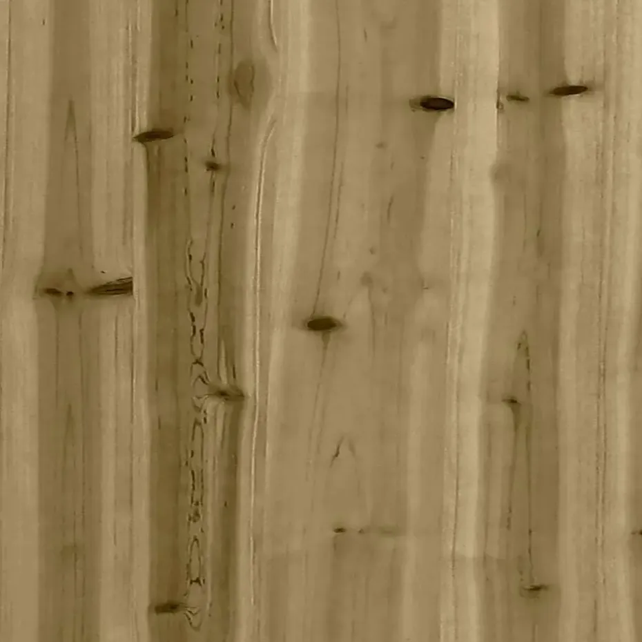 vidaXL - Tuinbanken zonder armleuninge - Bruin - Hout - 2 stuks