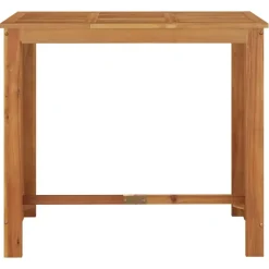 vidaXL - Tuinbartafel - Bruin - Massief acaciahout - 120 x 60 x 105 cm