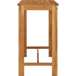 vidaXL - Tuinbartafel - Bruin - Massief acaciahout - 120 x 60 x 105 cm
