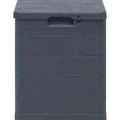 vidaXL - Tuinbox - Antraciet - Kunststof