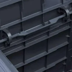 vidaXL - Tuinbox - Antraciet - Kunststof