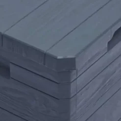 vidaXL - Tuinbox - Antraciet - Kunststof