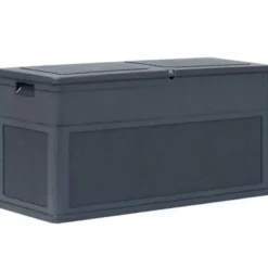 vidaXL - Tuinbox - Antraciet - Kunststof