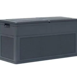 vidaXL - Tuinbox - Antraciet - Kunststof