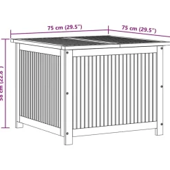 vidaXL - Tuinbox - Bruin - Acaciahout