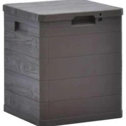 vidaXL - Tuinbox - Bruin - Kunststof