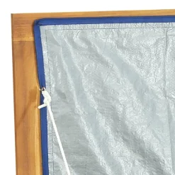 vidaXL - Tuinbox - Bruin - Teakhout - 200 x 50 x 55 cm