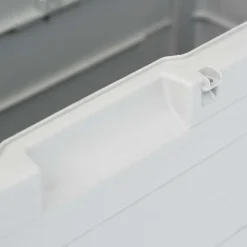 vidaXL - Tuinbox - Grijs - Kunststof