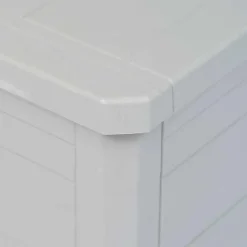 vidaXL - Tuinbox - Grijs - Kunststof