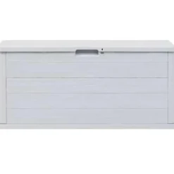 vidaXL - Tuinbox - Grijs - Kunststof