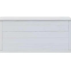 vidaXL - Tuinbox - Grijs - Kunststof