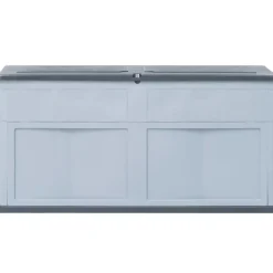 vidaXL - Tuinbox - Grijs - Kunststof