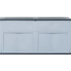 vidaXL - Tuinbox - Grijs - Kunststof