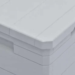 vidaXL - Tuinbox - Grijs - Kunststof