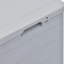 vidaXL - Tuinbox - Grijs - Kunststof