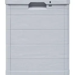 vidaXL - Tuinbox - Grijs - Kunststof