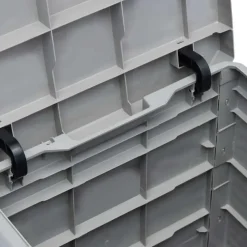 vidaXL - Tuinbox - Grijs - Kunststof