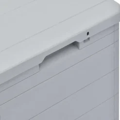 vidaXL - Tuinbox - Grijs - Kunststof