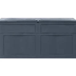 vidaXL - Tuinbox - Zwart - Kunststof