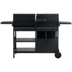 vidaXL - Tuingrill - Zwart - Staal