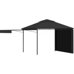 vidaXL - Tuinhuisje - Antraciet - Polyester