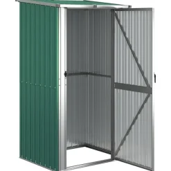 vidaXL - Tuinhuisje - Groen - Staal
