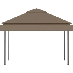 vidaXL - Tuinhuisje - Taupe - Polyester