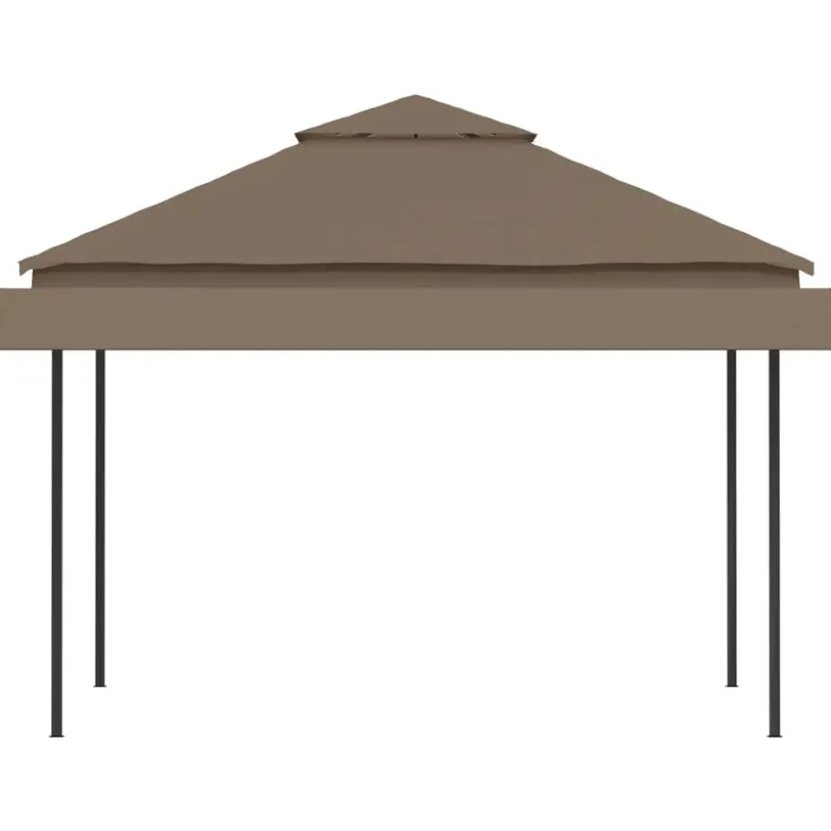 vidaXL - Tuinhuisje - Taupe - Polyester