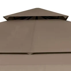 vidaXL - Tuinhuisje - Taupe - Polyester