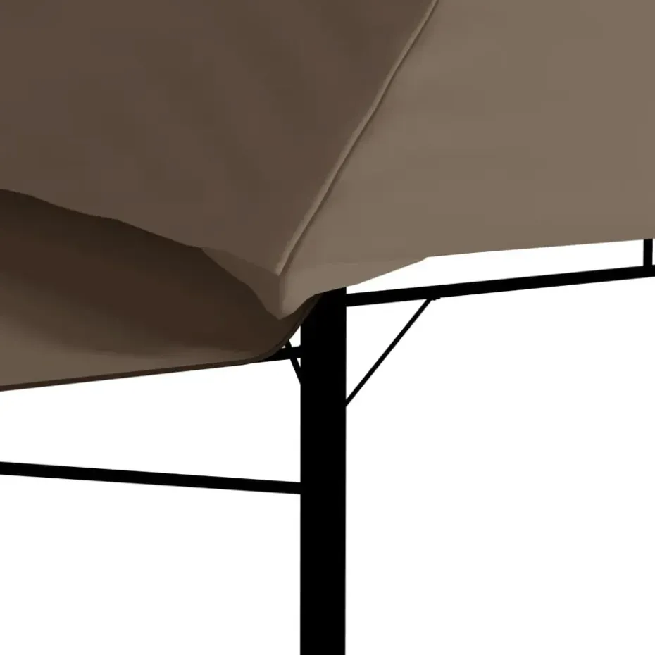 vidaXL - Tuinhuisje - Taupe - Polyester