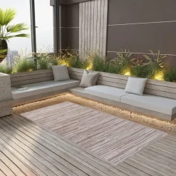 vidaXL - Tuinkleed - Bruin - Polyetheen - 120 x 180 cm