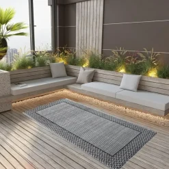 vidaXL - Tuinkleed - Grijs - Polyetheen - 80 x 150 cm