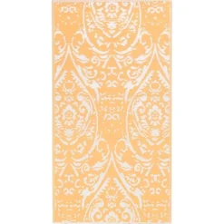 vidaXL - Tuinkleed - Oranje - Polyetheen - 80 x 150 cm