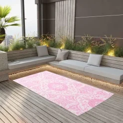 vidaXL - Tuinkleed - Roze - Polyetheen - 120 x 180 cm