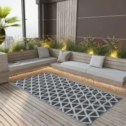 vidaXL - Tuinkleed - Zwart - Polyetheen - 190 x 290 cm