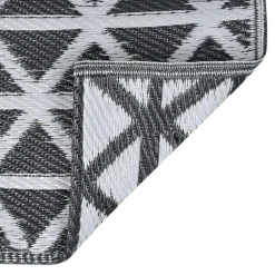 vidaXL - Tuinkleed - Zwart - Polyetheen - 190 x 290 cm