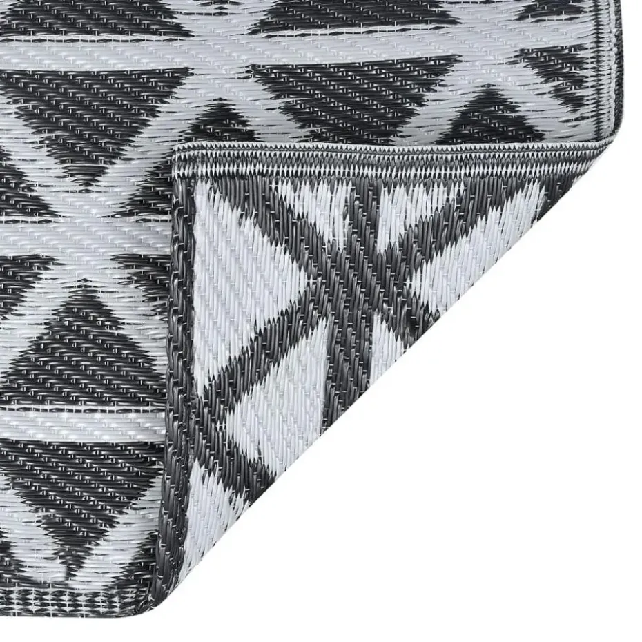 vidaXL - Tuinkleed - Zwart - Polyetheen - 190 x 290 cm