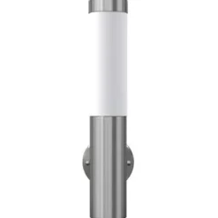 vidaXL - Tuinlamp - Zilver - Roestvrij staal