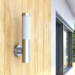 vidaXL - Tuinlamp - Zilver - Roestvrij staal