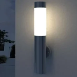 vidaXL - Tuinlamp - Zilver - Roestvrij staal