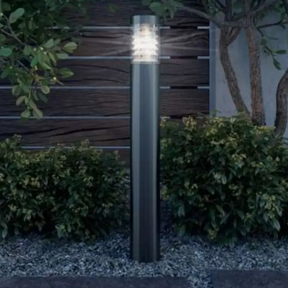 vidaXL - Tuinlamp - Zilver - Roestvrij staal