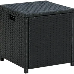 vidaXL - Tuinloungeset - Zwart - Poly rattan - 6 stuks - Met kussens