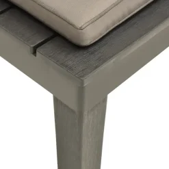 vidaXL - Tuinloungestoel - Antraciet - Kunststof