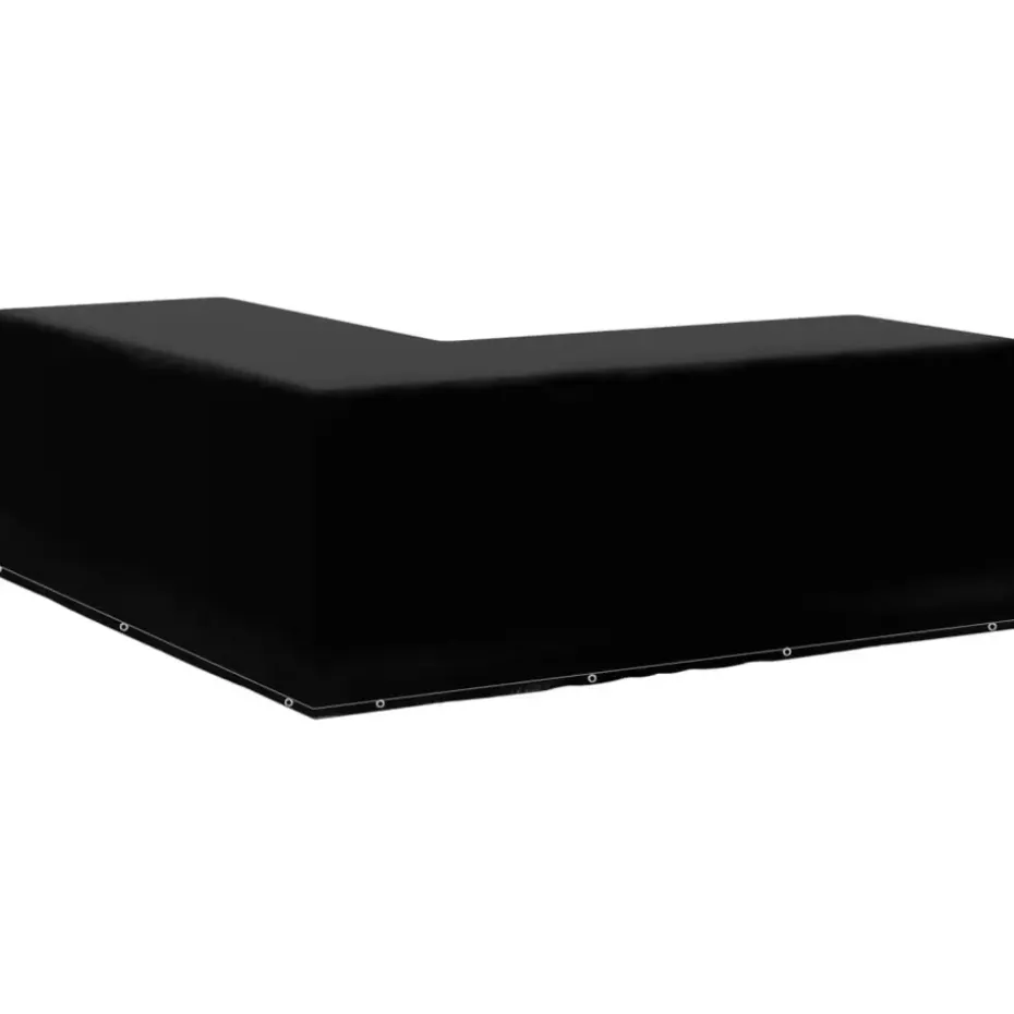 vidaXL - Tuinmeubel Hoes - Zwart - Polyetheen - 250 x 250 x 90 cm